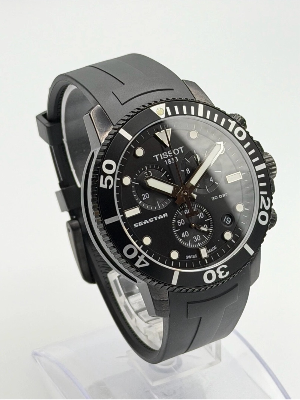 TISSOT Seastar 1000 45.5MM Quartz
Chrono Black Men's Watch
T120.417.37.051.02 - Picture 3 of 5